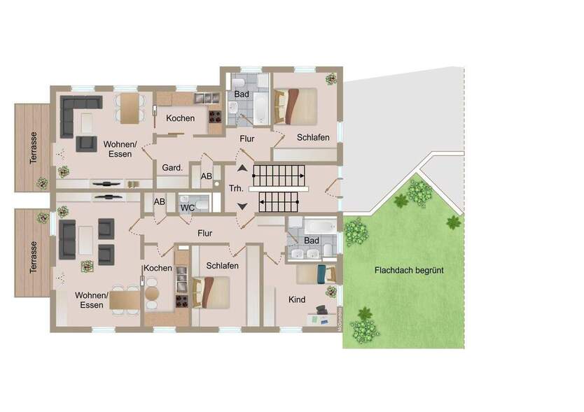 Invest - Mehrfamilienhaus in attraktiver Wohnlage 1 zimmer