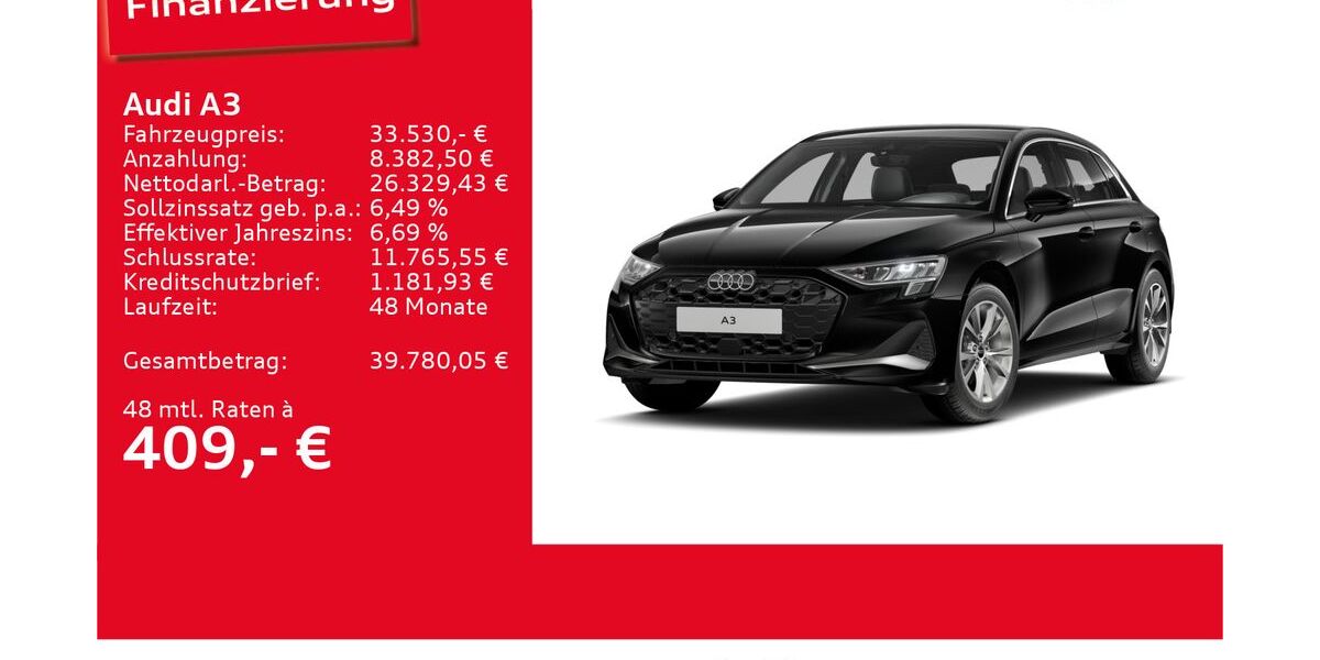 Audi A3 24.874 km 33.430 &euro; Ulm 89073