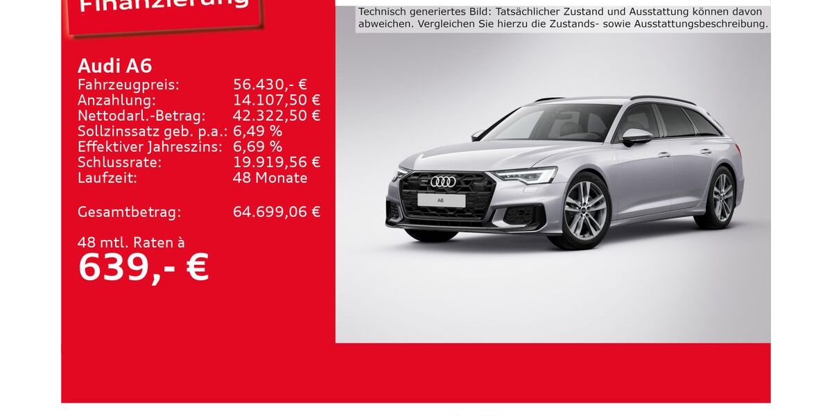 Audi A6 27.183 km 55.860 &euro; Ulm 89073