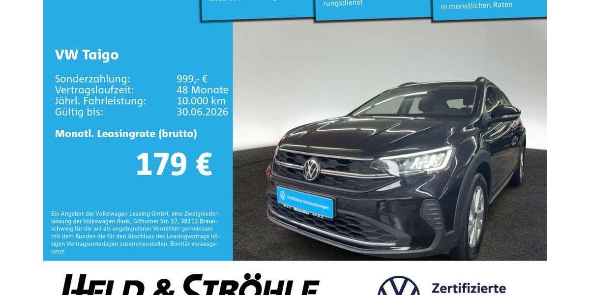 VW Taigo 10.949 km 20.190 &euro; Neu-Ulm 89231