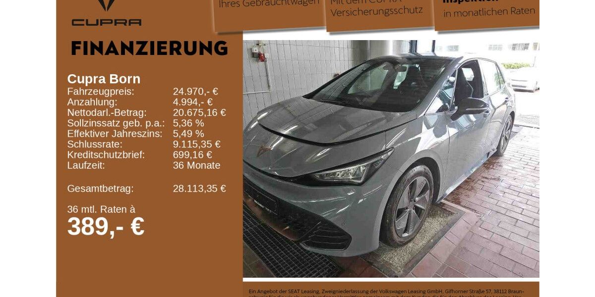 Cupra Born 54.248 km 24.970 &euro; Neu-Ulm 89231