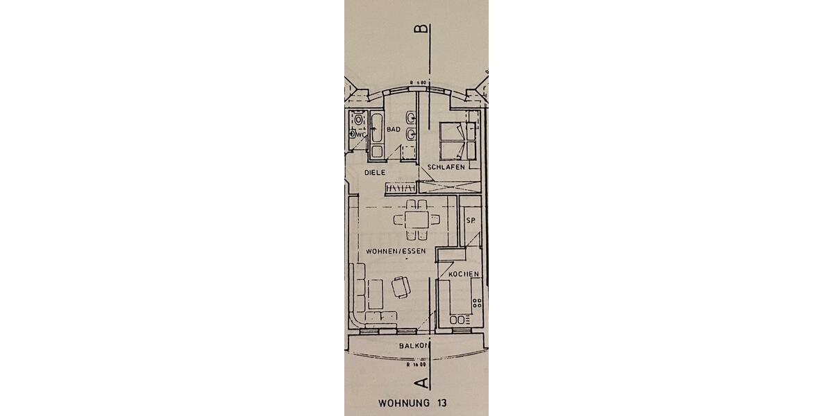 Dachgeschoßwohnung Burgrieden - 2 Zimmer, 77 m&sup2;, 245.000&euro; | Angebot:26561648