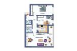 Etagenwohnung Neu-Ulm Stadtmitte - 3 Zimmer, 72 m&sup2;, 230.000&euro; | Angebot:26683398