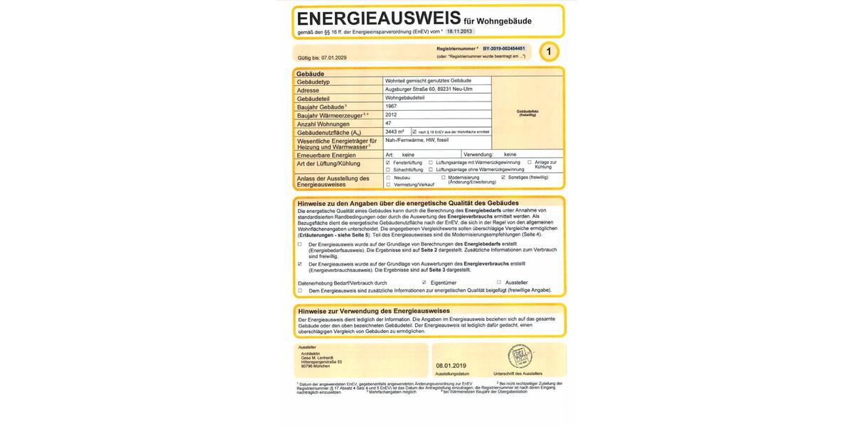 Etagenwohnung Neu-Ulm Ludwigsfeld - 1 Zimmer, 36 m&sup2;, 151.000&euro; | Angebot:26564115