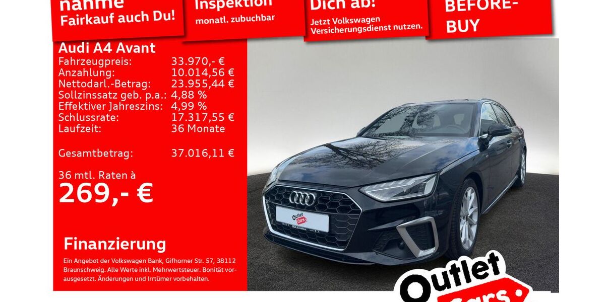 Audi A4 72.848 km 33.970 &euro; Senden 89250