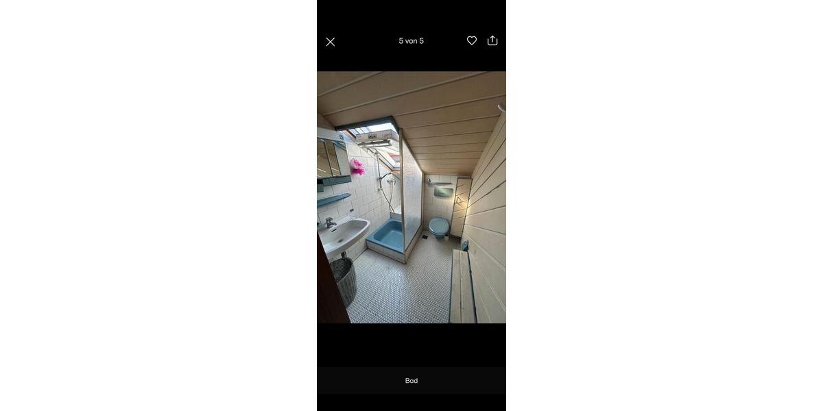 Dachgeschoßwohnung Ulm Donautal - 2 Zimmer, 45 m&sup2;, 850&euro; | Angebot:26661631