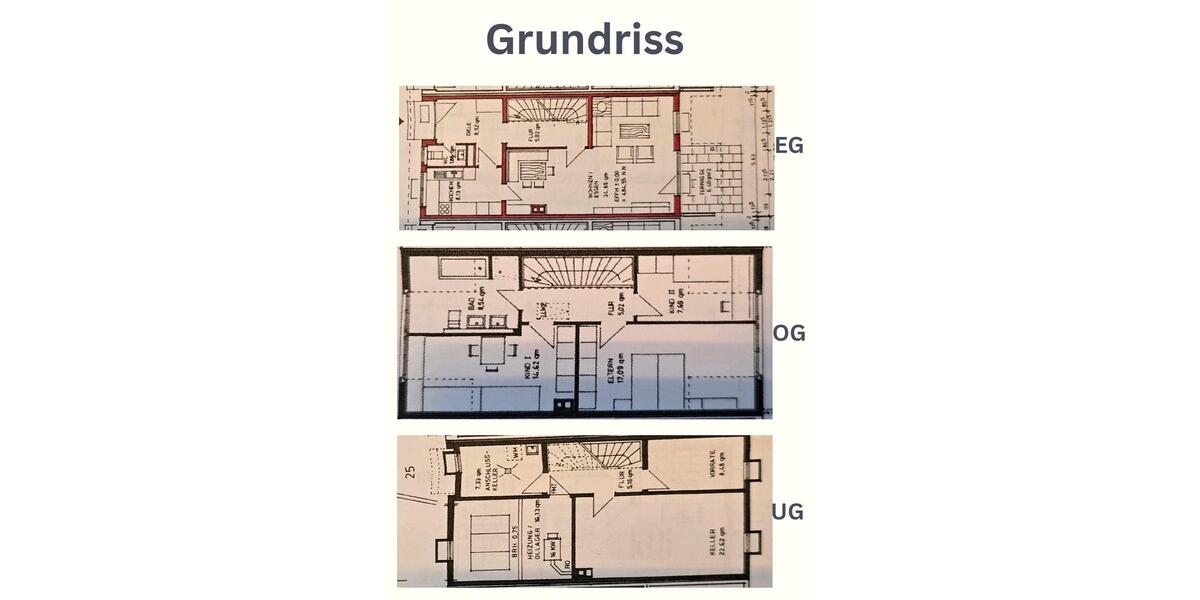 Reihenhaus Ulm Donautal - 4 Zimmer, 114 m&sup2;, 490.000&euro; | Angebot:25751169