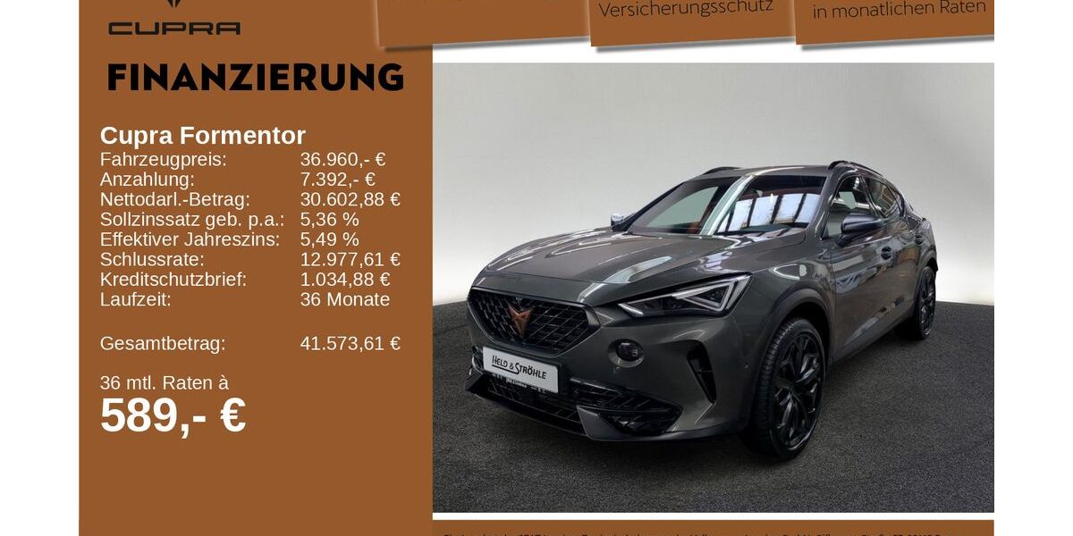 Cupra Formentor 21.301 km 36.960 &euro; Neu-Ulm 89231