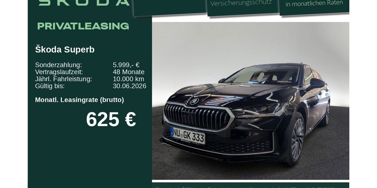 Skoda Superb 6.001 km 54.750 &euro; Neu-Ulm 89231