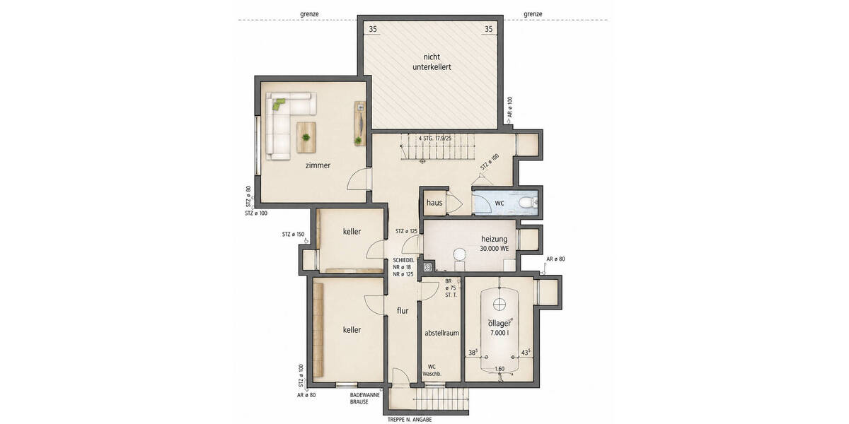 Bungalow Öpfingen - 4 Zimmer, 120 m&sup2;, 430.000&euro; | Angebot:26672574