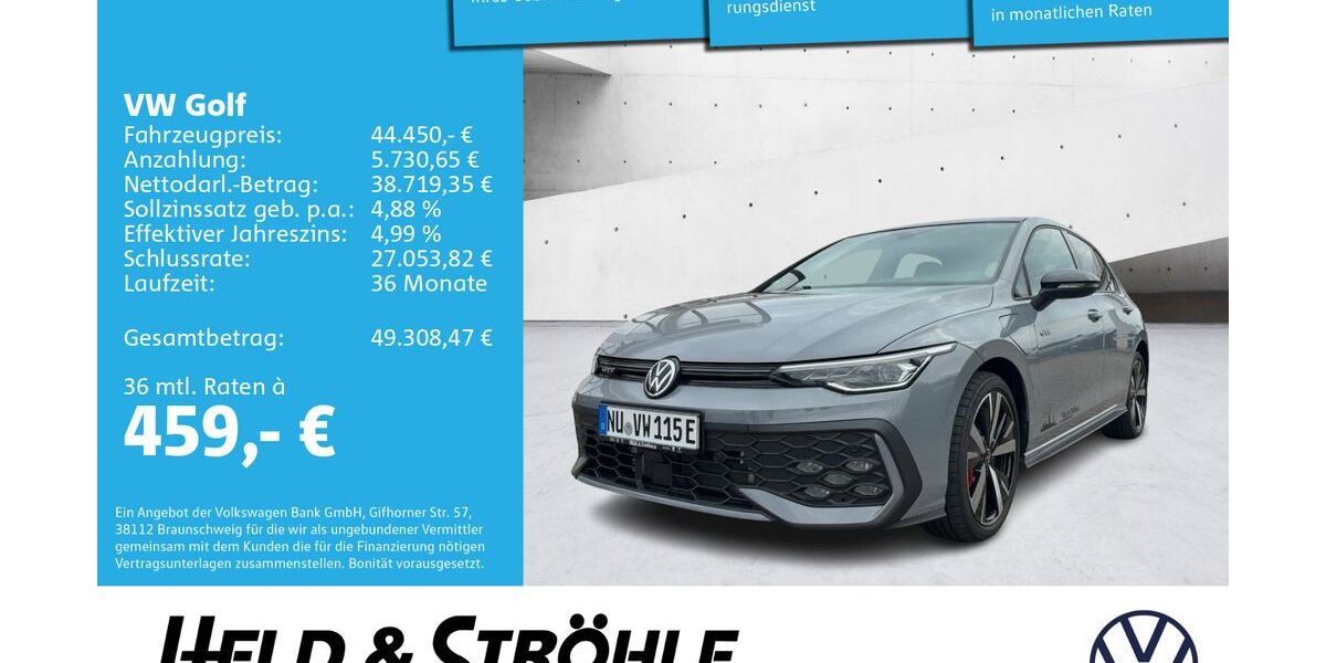 VW Golf 9.001 km 39.350 &euro; Ulm 89077