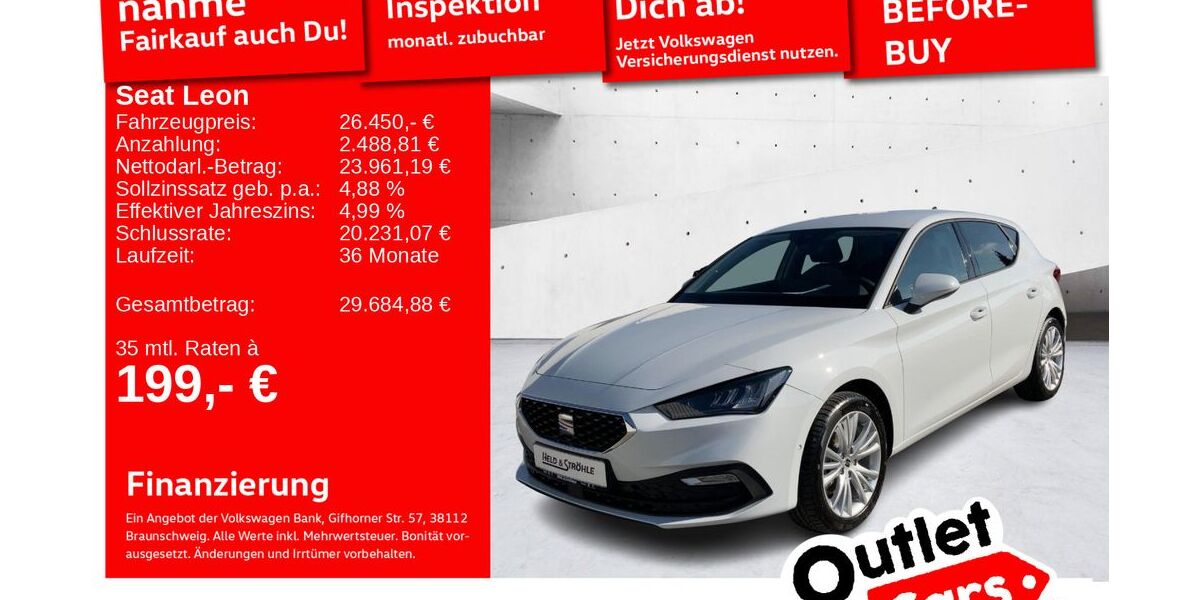 Seat Leon 13.001 km 25.950 &euro; Senden 89250