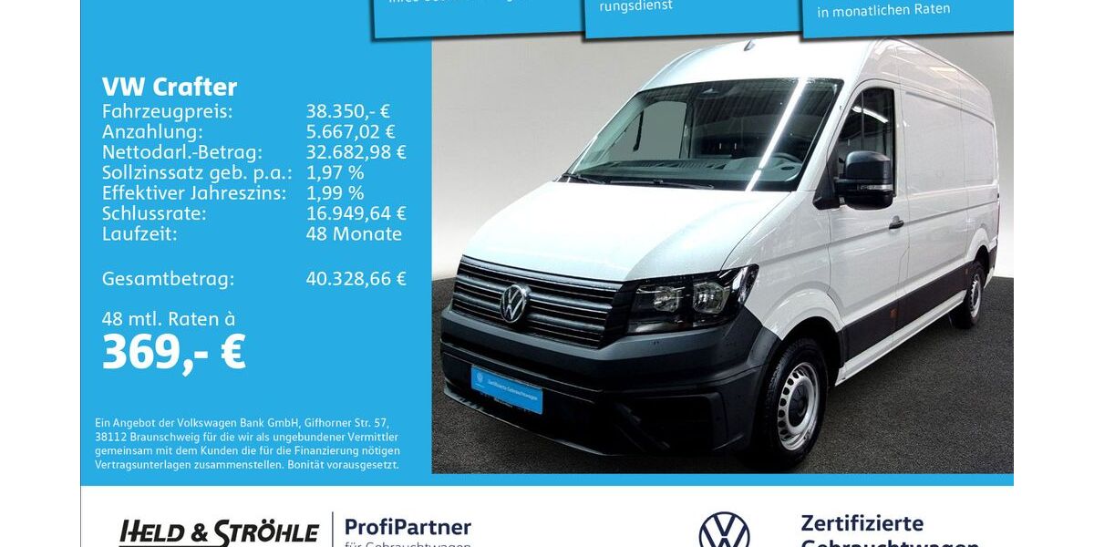 VW Crafter 19.998 km 33.850 &euro; Ulm 89079