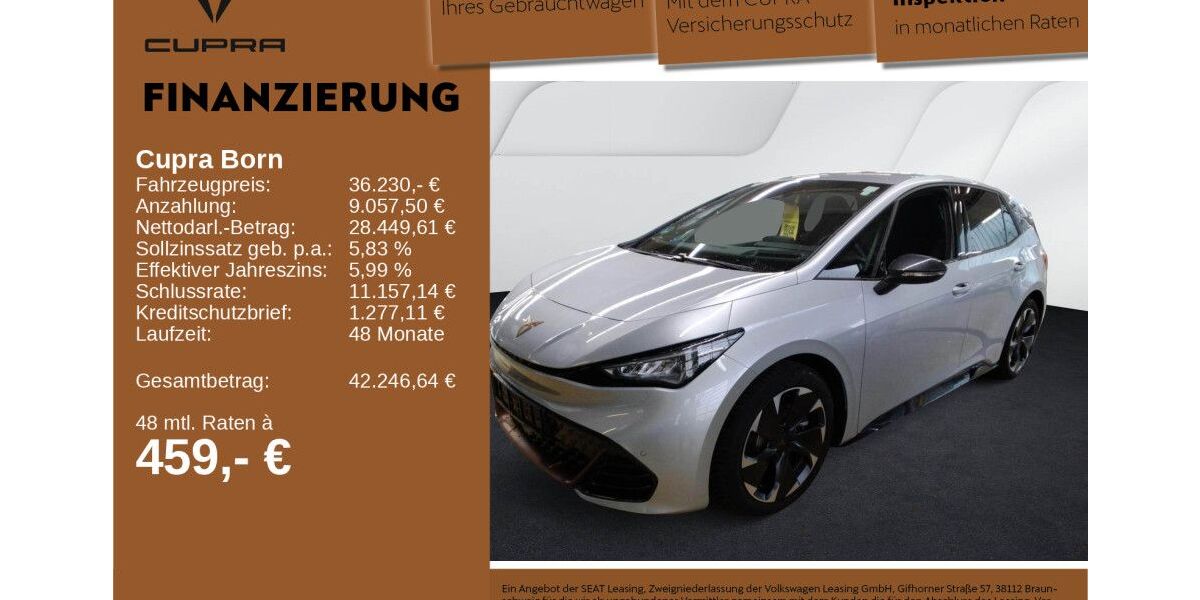 Cupra Born 5.715 km 36.230 &euro; Neu-Ulm 89231