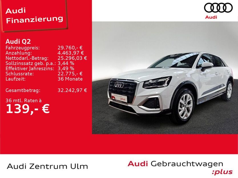 Audi Q2 6.110 km 28.890 € Ulm 89073