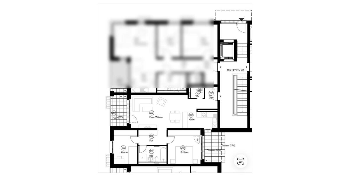 Erdgeschoßwohnung Ulm Söflingen - 3 Zimmer, 84 m&sup2;, 2.100&euro; | Angebot:25048729