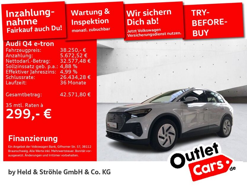 Audi Q4 e-tron 32.404 km 36.920 € Senden 89250