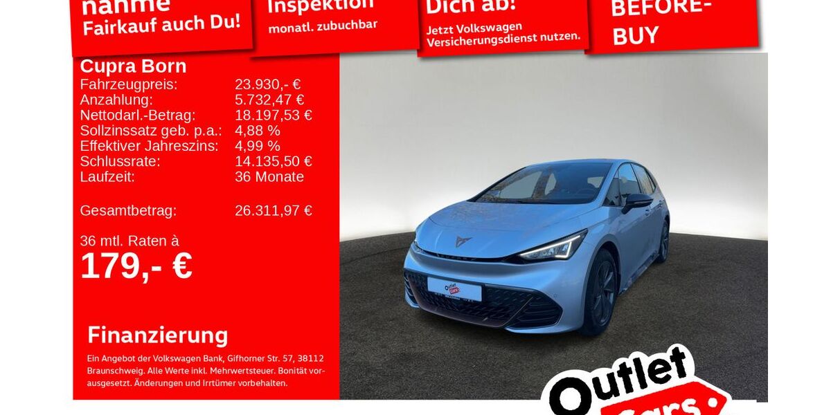 Cupra Born 19.330 km 23.360 &euro; Senden 89250