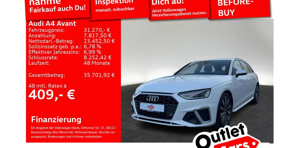 Audi A4 72.446 km 31.270 &euro; Senden 89250