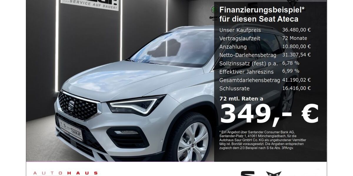 Seat Ateca 9.000 km 36.280 € Ulm 89077