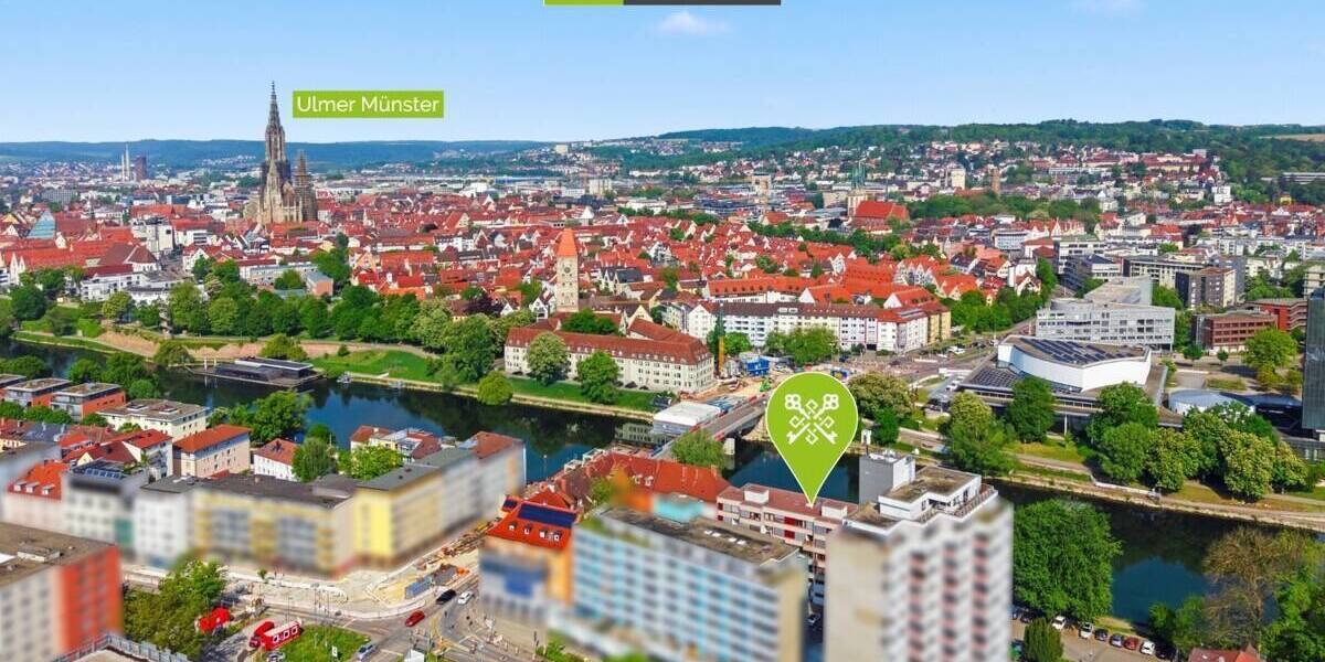 Etagenwohnung Neu-Ulm Stadtmitte - 3 Zimmer, 84 m&sup2;, 298.000&euro; | Angebot:26596212