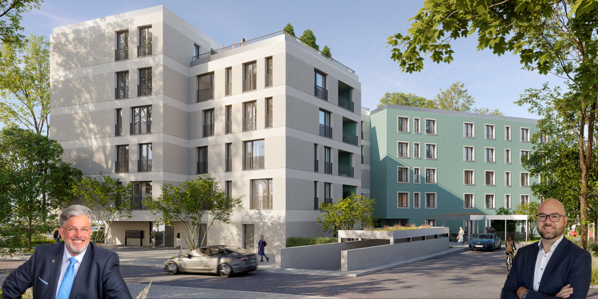 Etagenwohnung Neu-Ulm Ludwigsfeld - 2 Zimmer, 65 m&sup2;, 397.720&euro; | Angebot:25734306