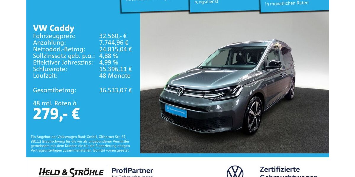VW Caddy 4.462 km 31.490 &euro; Ulm 89079