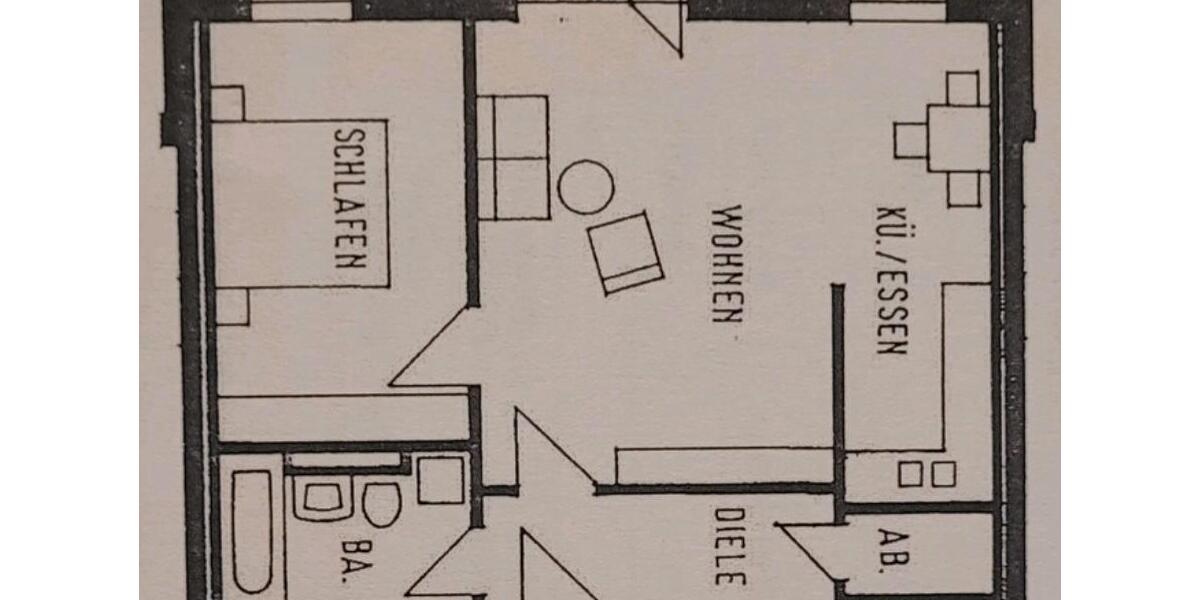 Etagenwohnung Laupheim - 2 Zimmer, 57 m&sup2;, 1.100&euro; | Angebot:25174547