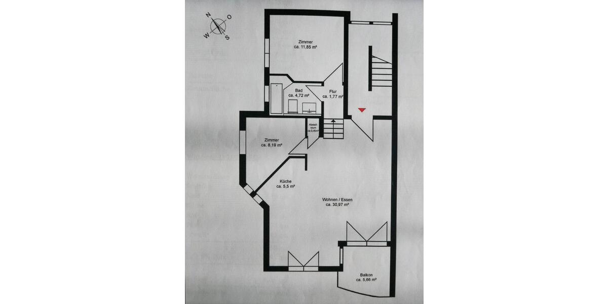 Etagenwohnung Buch - 3 Zimmer, 70 m&sup2;, 1.400&euro; | Angebot:25005321