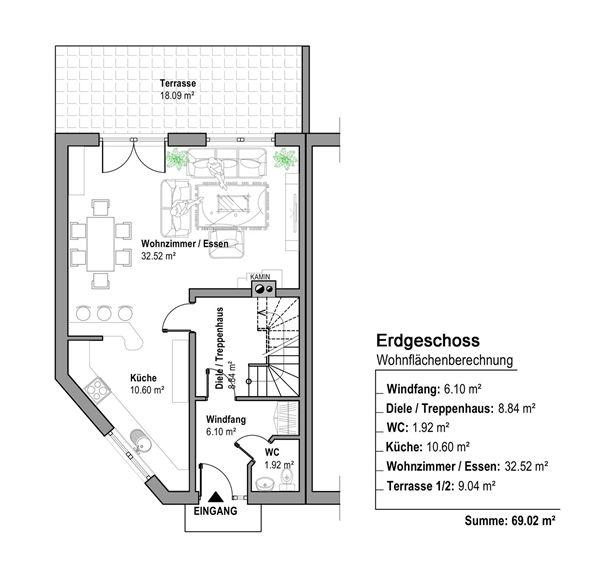 Doppelhaushälfte Senden - 5 Zimmer, 140 m&sup2;, 629.000&euro; | Angebot:26583134
