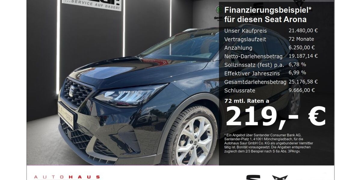 Seat Arona 17.940 km 21.480 &euro; Ulm 89077