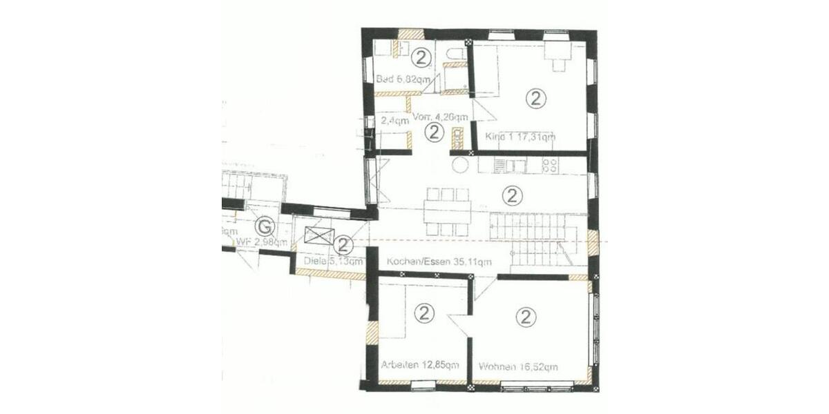 Maisonettenwohnung Weißenhorn - 6.5 Zimmer, 168 m&sup2;, 1.760&euro; | Angebot:26255291