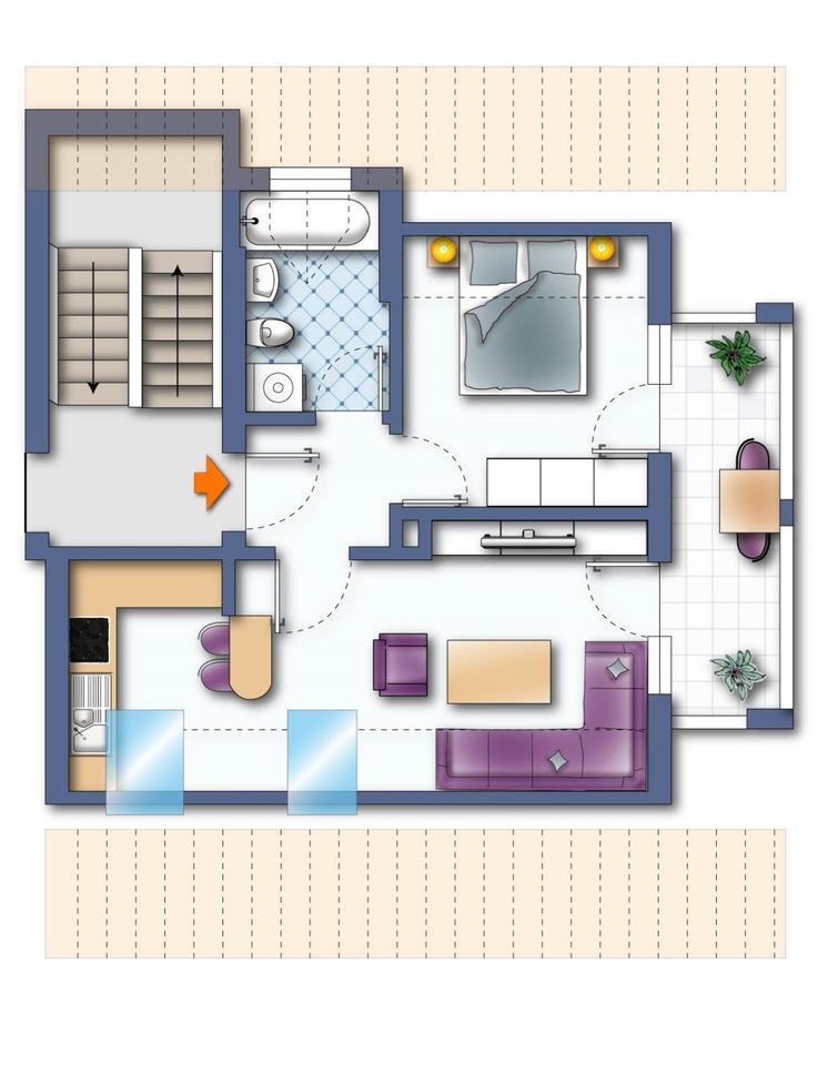 Schöne, helle 2-Zimmer-Wohnung in Senden (Aufheim) zu vermieten
