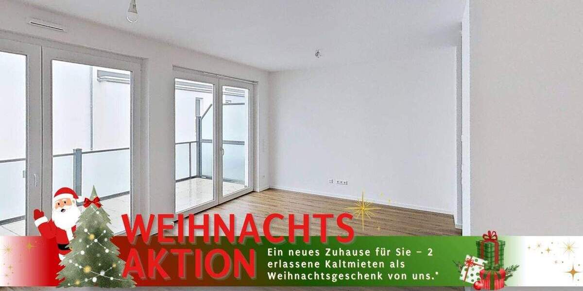 Exklusive 2-Zimmer-Wohnung mit Balkon und EBK im 