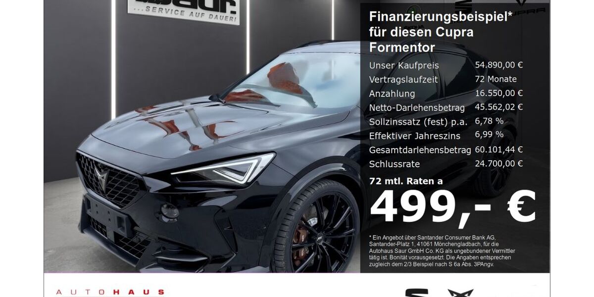 Cupra Formentor 10.000 km 54.890 &euro; Ulm 89077