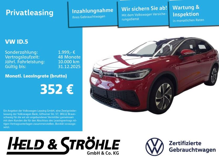 VW ID.5 9.998 km 39.760 € Neu-Ulm 89231