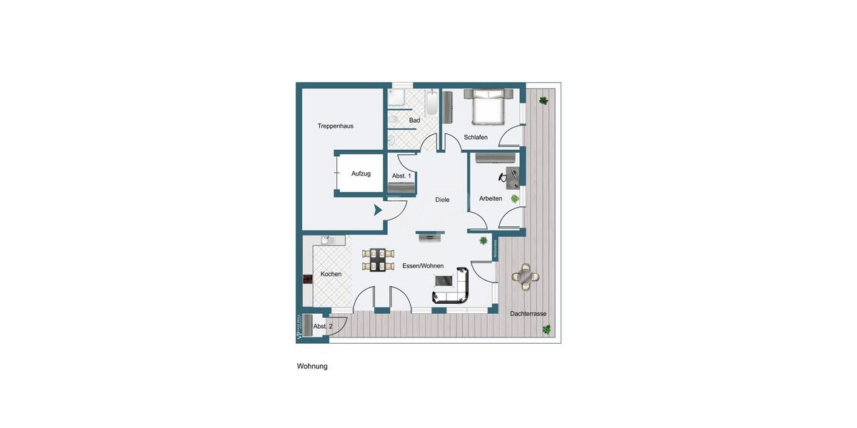 Einfamilienhaus Schemmerhofen - 3.5 Zimmer, 95 m&sup2;, 1.350&euro; | Angebot:26386596
