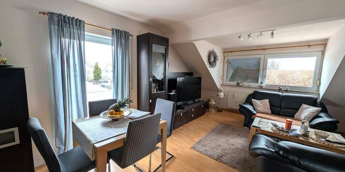 Etagenwohnung Bibertal Kissendorf - 2 Zimmer, 69 m&sup2;, 179.000&euro; | Angebot:25775565