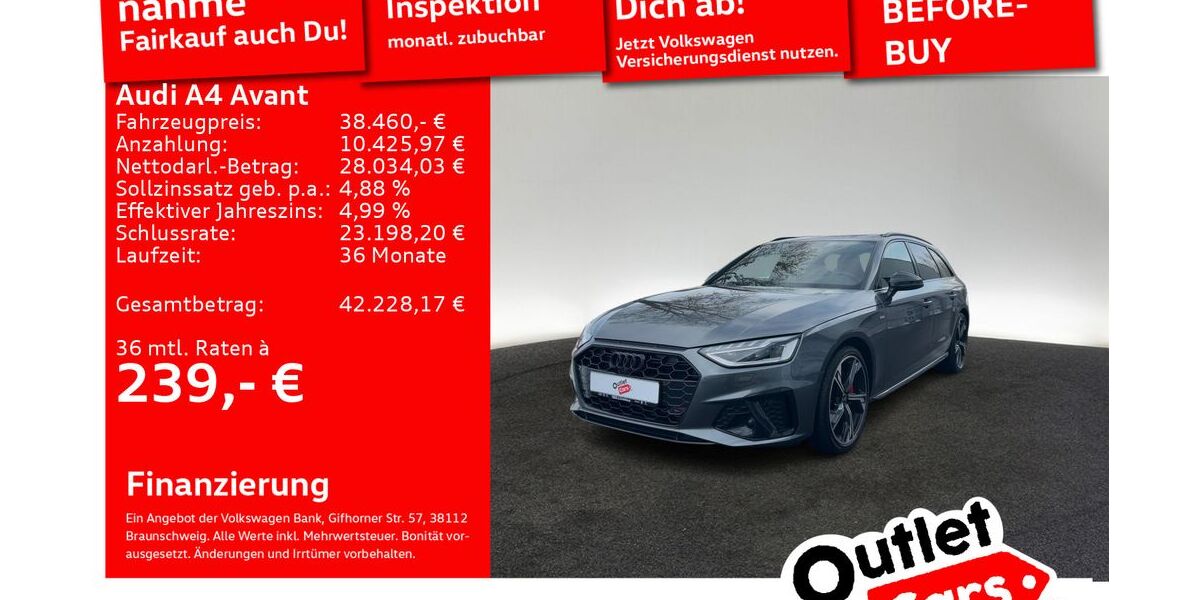 Audi A4 16.738 km 38.460 &euro; Senden 89250