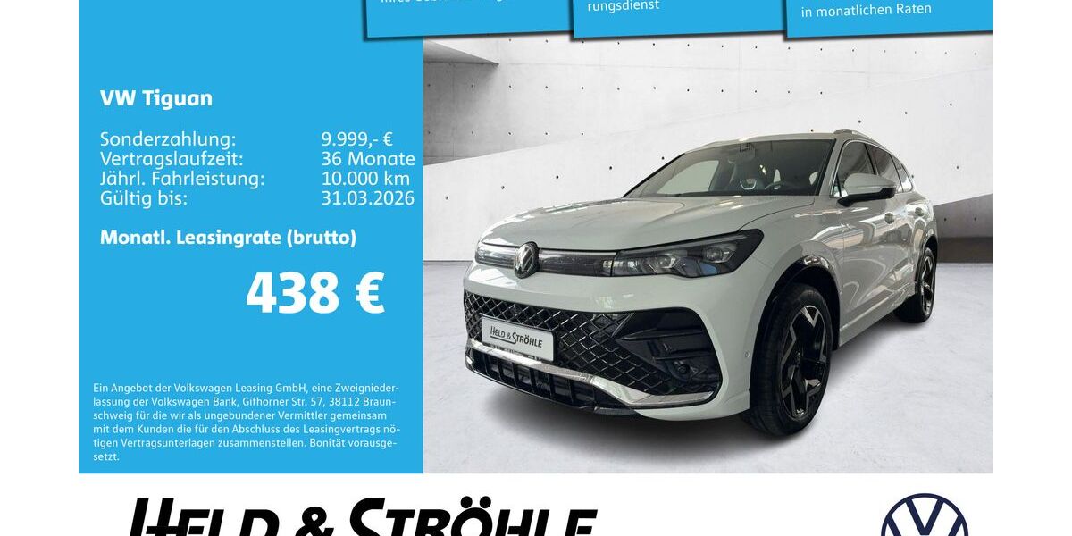 VW Tiguan 9.998 km 46.450 &euro; Neu-Ulm 89231