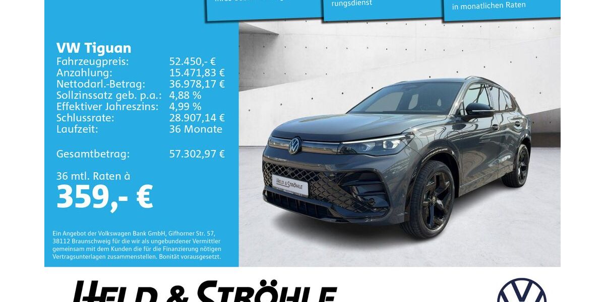 VW Tiguan 2.001 km 52.450 &euro; Neu-Ulm 89231