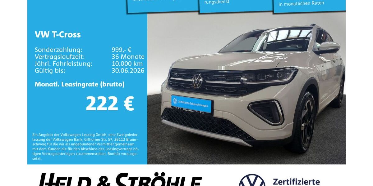 VW T-Cross 9.605 km 24.860 &euro; Neu-Ulm 89231