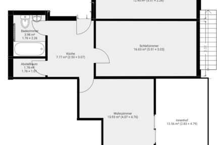 Lichtdurchflutete 2-Zimmer-Whg UG Ehingen Nord nahe Liebherr 2 zimmer