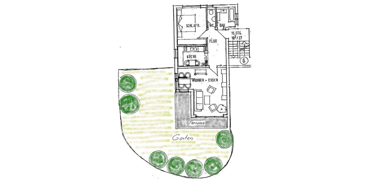 Erdgeschoßwohnung Senden - 2.5 Zimmer, 68 m&sup2;, 265.000&euro; | Angebot:24826373