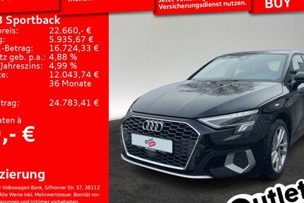 Audi A3 43.593 km 22.660 &euro; Senden 89250