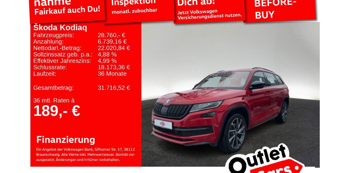 Skoda Kodiaq 69.998 km 28.760 &euro; Senden 89250