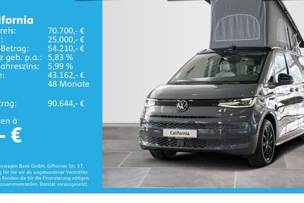 VW T7 California 17.001 km 59.450 &euro; Ulm 89079