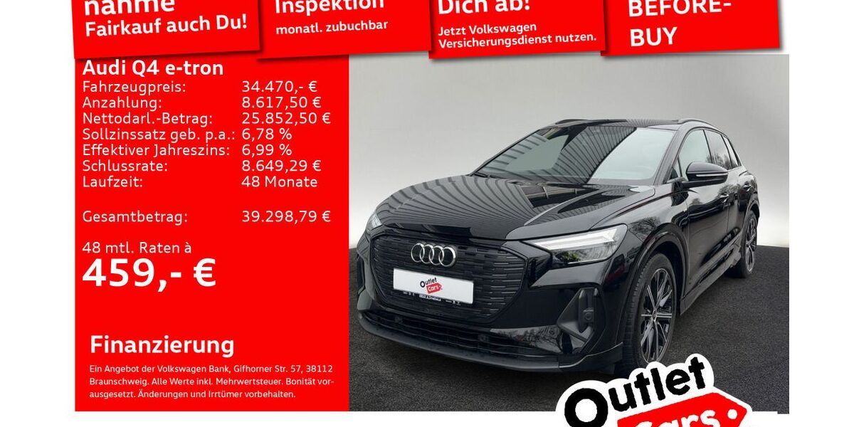 Audi Q4 e-tron 27.656 km 33.960 &euro; Senden 89250