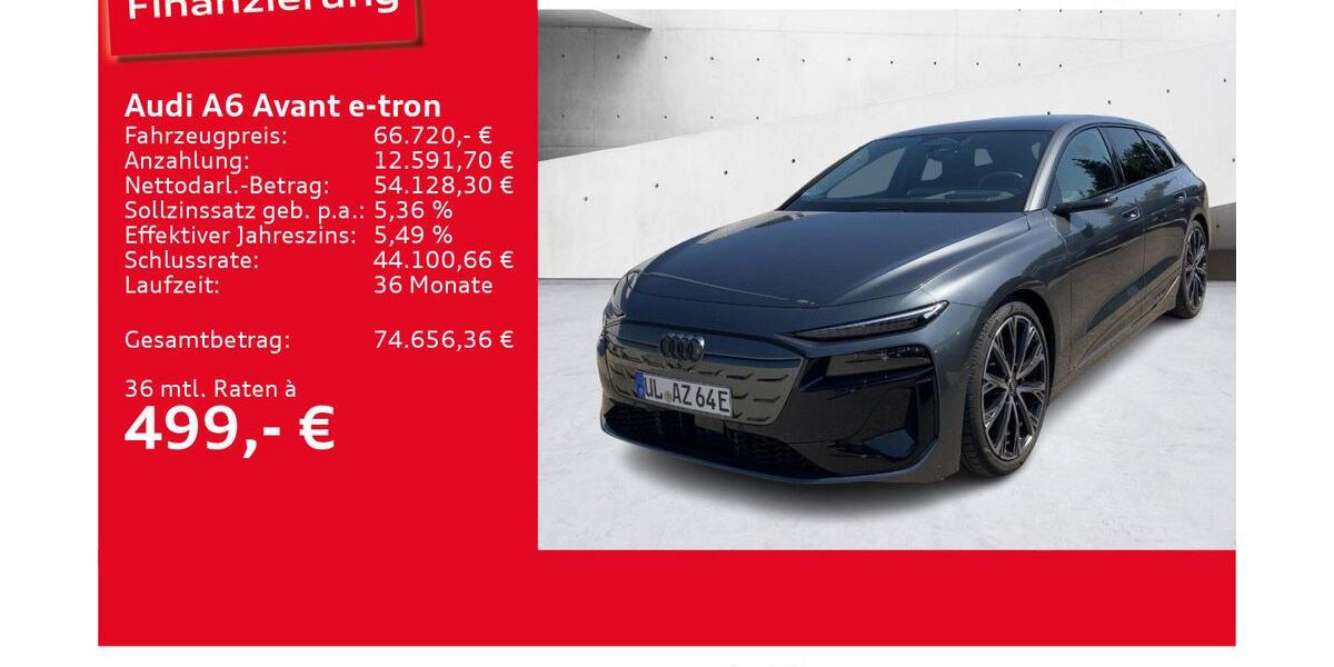 Audi A6 e-tron 18.693 km 65.320 &euro; Ulm 89073