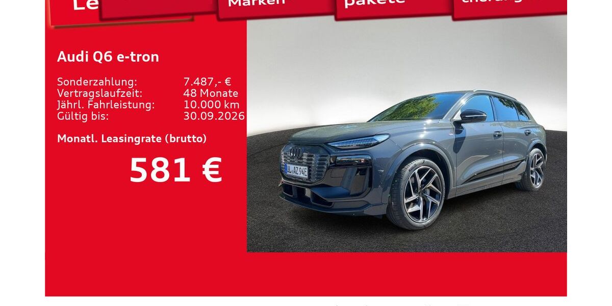 Audi Q6 e-tron 6.000 km 74.870 &euro; Ulm 89073